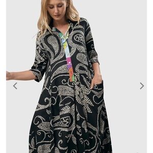 🖤Black and White Patterned Women's Dress🖤